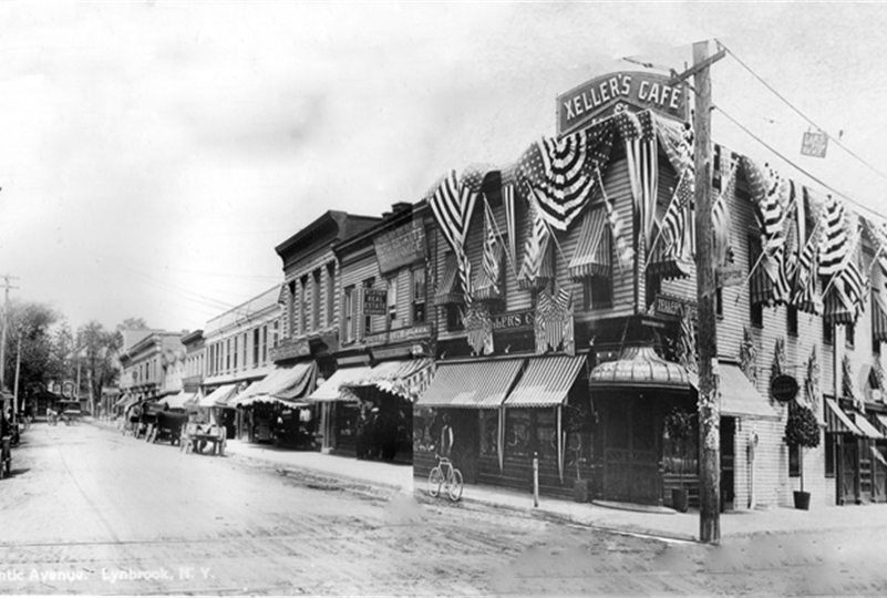 Composite of 2 photos, Atlantic Ave. & Stauderman Ave. 